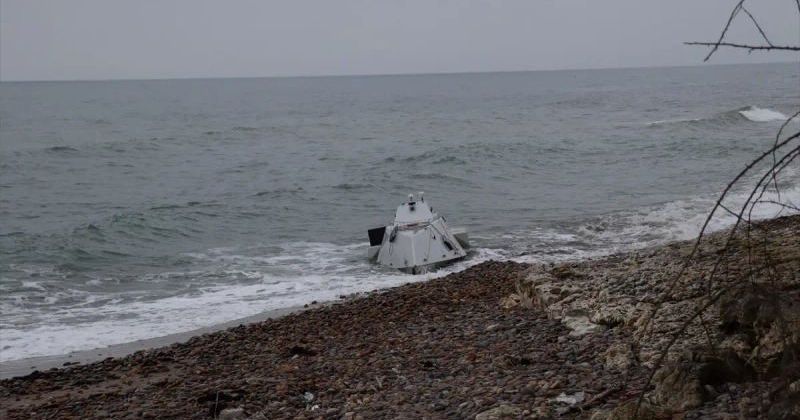 Ünye Sahilinde Bulunan İnsansız Deniz Aracı Kontrollü Patlayıcıyla İmha Edildi