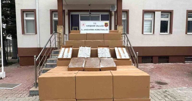 Kırşehir'de 4 Milyon TL Değerinde Kaçak Makaron Yakalandı