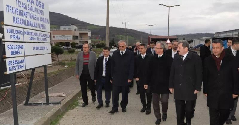 Bafra OSB'deki Güvenlik ve Acil Müdahale Projeleri Yerinde İncelendi