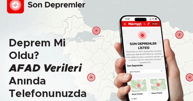 Hürriyet Super App ile Türkiye'deki Son Depremleri Anlık Takip Edin