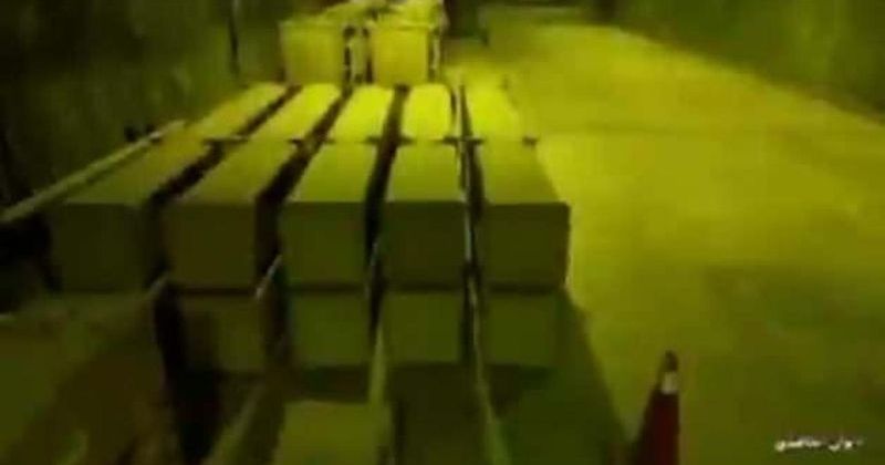 İran Devrim Muhafızları Yer Altı Füze Üssünün Görüntülerini Paylaştı
