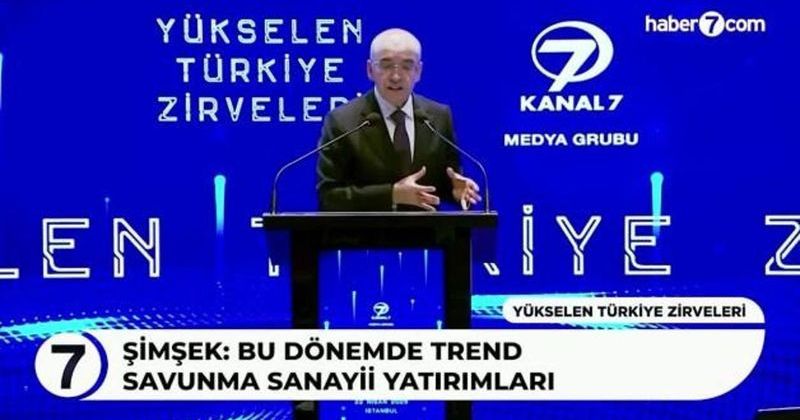 Bakan Şimşek, Kanal 7 Yükselen Türkiye Zirveleri’nde Yapay Zeka ve Robotik Vurgusu Yaptı