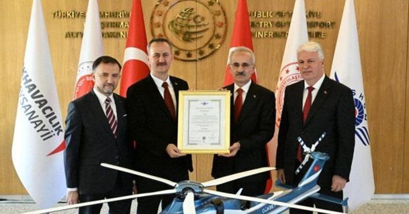 Bakan Uraloğlu: Göktürk Helikopteri Sivil Uçuş Sertifikasını Aldı