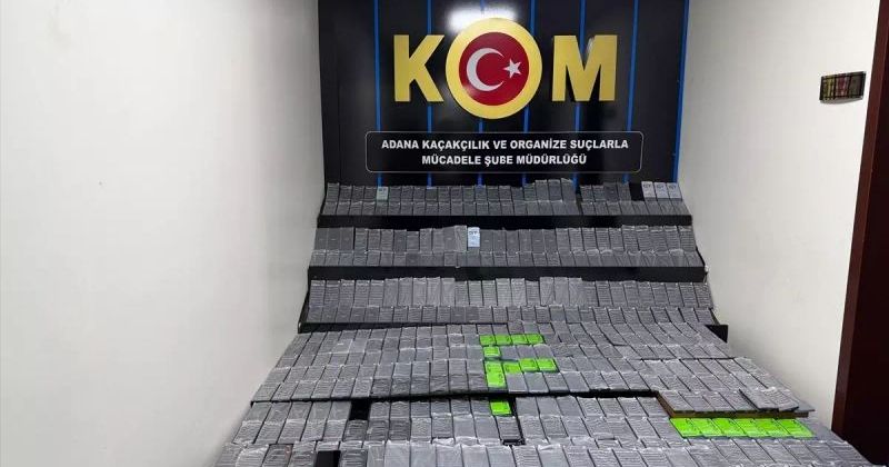 Adana'da Yolcu Otobüsünde 452 Kaçak Cep Telefonu Yakalandı