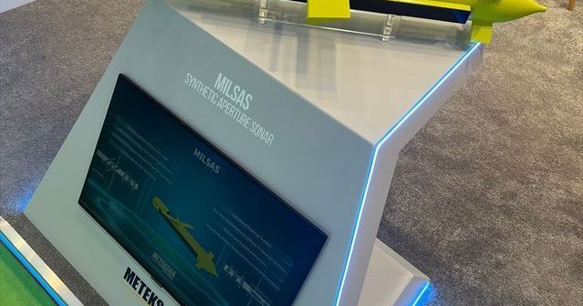 Meteksan Savunma, Milli Sentetik Açıklıklı Sonar MİLSAS'ı SAHA 2026'da Tanıttı