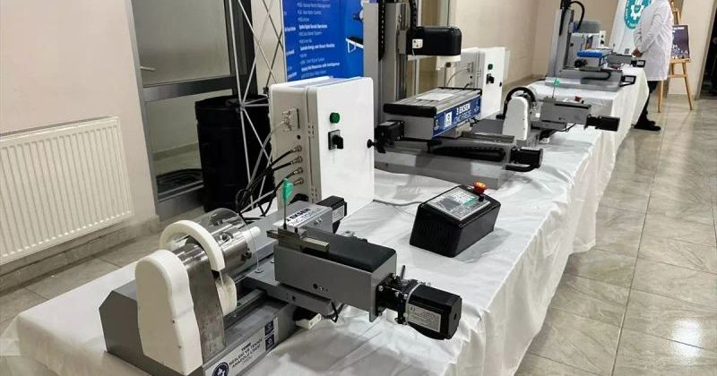 Ordu Lisesi Öğrencileri CNC Torna ve Freze Makineleri Üretti