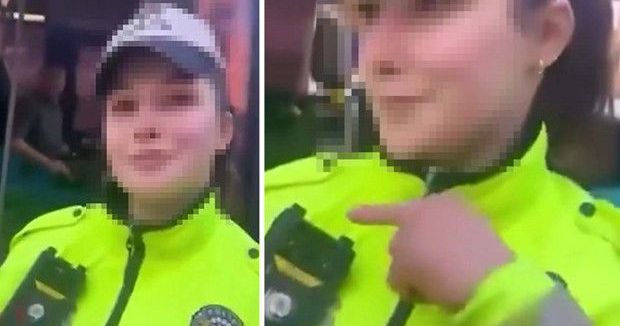 Trafik polislerini görüntüleyip paylaşan sürücü gözaltına alındı