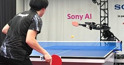 Sony'nin 'Ace' Yapay Zekalı Masa Tenisi Robotu Profesyonelleri Geride Bıraktı