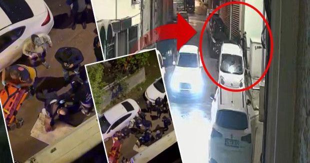 Husumetlisine Ara Sokakta Silahlı Saldırı Kameralara Yansıdı