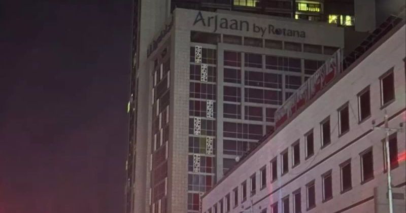 Erbil'de Kamikaze İHA Hedef Alındı ve Otel Yanına Düştü