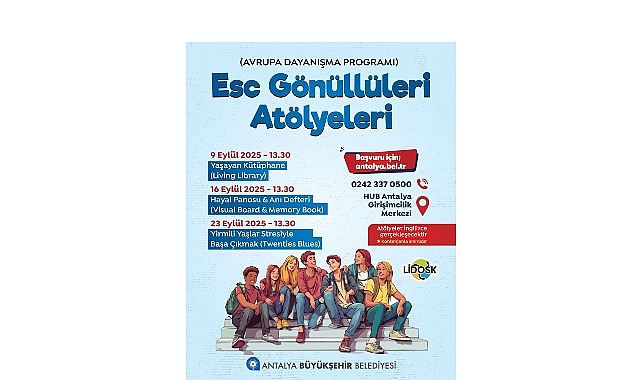 ESC Gönüllüleri Atölyeleri 'ne başvurular başladı