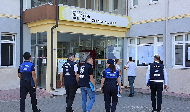 Nilüfer'de kantin ve kırtasiyeler mercek altında