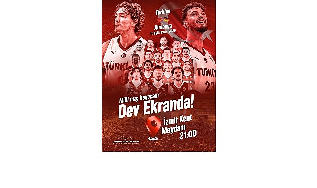 Yürekler 12 Dev Adam için Kent Meydanı'nda atacak