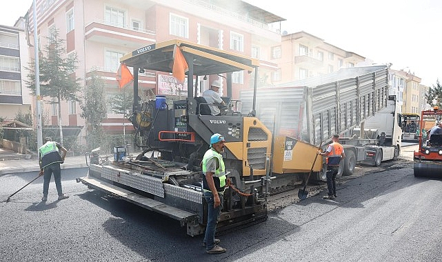 Nevşehir'de Sıcak Asfalt Çalışmaları Hız Kesmeden Devam Ediyor