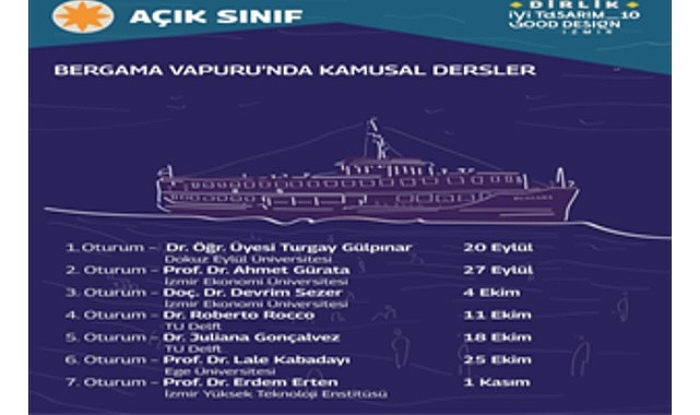 İyi Tasarım/Good Design İzmir_10'a doğru ilk durak: Kamusal Dersler