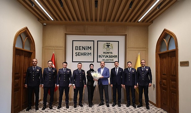 Konya İtfaiyesi Başkan Altay'ı Ziyaret Etti
