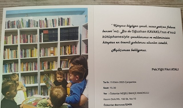 Oğuzhan Kavaklı çocuk kütüphaneleri açmaya devam ediyor