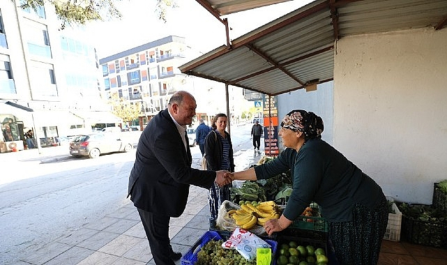 Başkan Çiçek'ten Esnaf Ziyareti