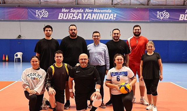 Nilüfer Belediyesi Çalışanları Arası Voleybol Turnuvası Heyecanı