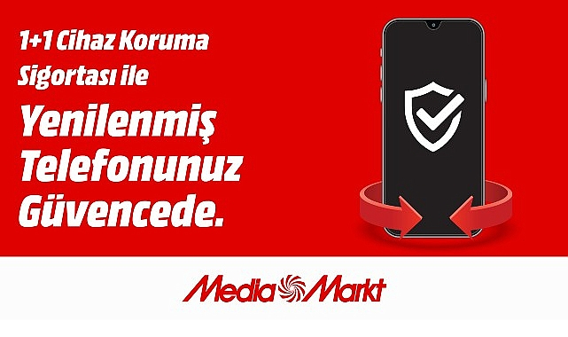 MediaMarkt Türkiye ve BNP Paribas Cardif Türkiye'den yenilenmiş cep telefonlarına +1 yıl uzatılmış garanti!