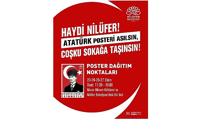 Cumhuriyet ışığı yine Nilüfer'den yükselecek