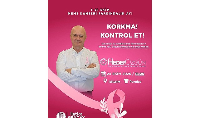 DİGEM’de Meme Kanseri Farkındalık Etkinliği Gerçekleştirilecek