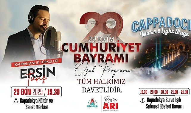 Nevşehir Belediyesi'nden 29 Ekim Cumhuriyet Bayramı'na Özel Etkinlikler