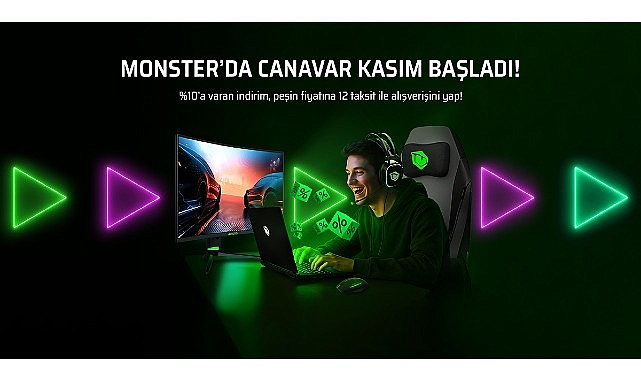 Kasım Ayında Monster’dan Büyük İndirim Kampanyası