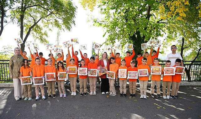 Osmangazi'de Sonbahar Yaprakları Sanatla Hayat Buldu
