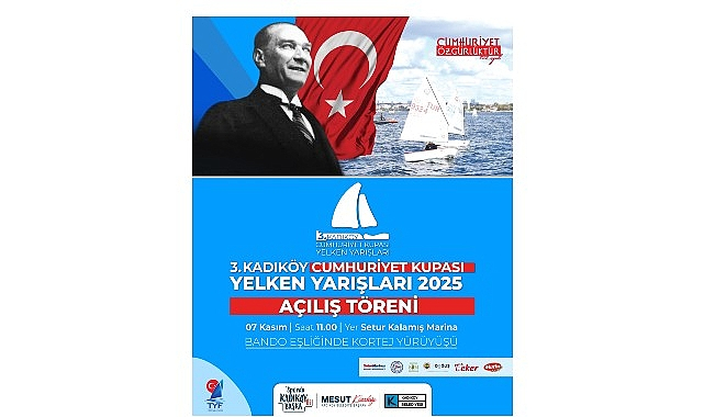 Kadıköy Cumhuriyet Kupası Yelken Yarışları 7 Kasım'da Başlıyor