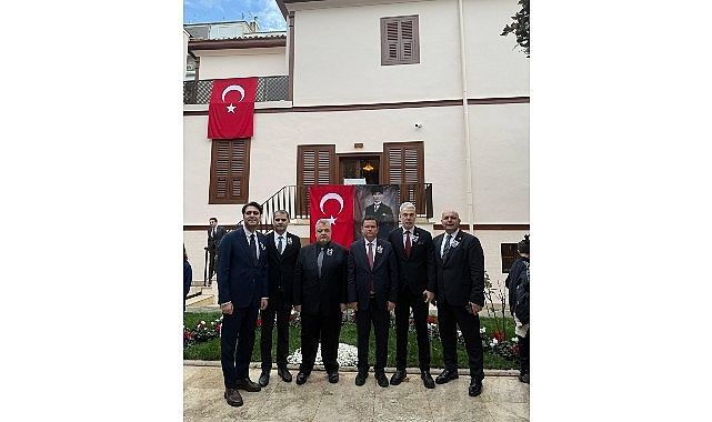 Başkan Aydın Selanik'te Atatürk'ü Andı