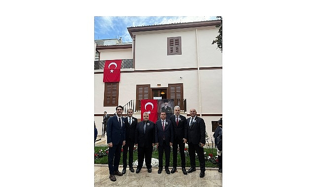 Başkan Aydın Selanik'te Atatürk'ü Andı