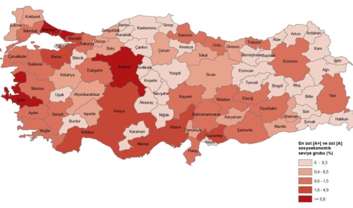 TÜİK’ten İlk SES Verileri: En Yüksek Çankaya, En Düşük Çamoluk