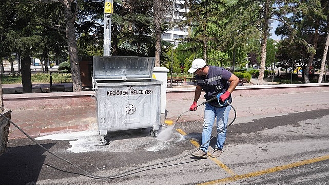 Keçiören'de Geniş Kapsamlı Temizlik Seferberliği